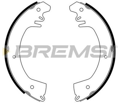 BREMSI GF0515 Ремкомплект барабанных колодок  для TATA TELCOLINE (Тата Телколине)