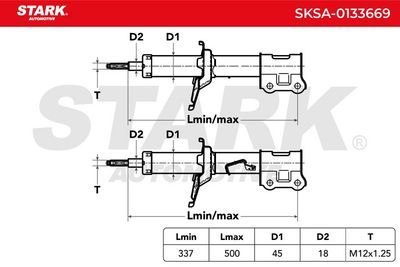 амортисьор STARK SKSA-0133669