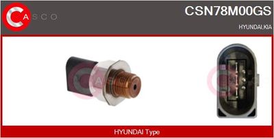 SENZOR PRESIUNE COMBUSTIBIL CASCO CSN78M00GS