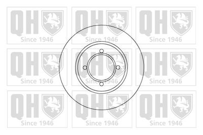 QUINTON HAZELL BDC3380 Тормозные диски  для HYUNDAI  (Хендай Пон)