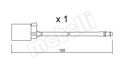 WARNKONTAKT BREMSBELAGVERSCHLEIß