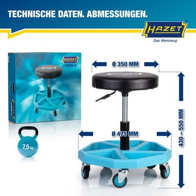 Vorschau Werkstatthocker Ansicht 2