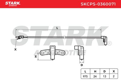 импулсен датчик, колянов вал STARK SKCPS-0360071