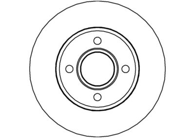 NATIONAL NBD301 Тормозные диски для FORD ESCORT V (AAL, ABL) 1.8 16V XR3i