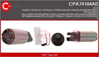 Palivové čerpadlo CASCO CPA74104AS