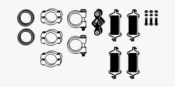 SET MONTARE SISTEM DE ESAPAMENT