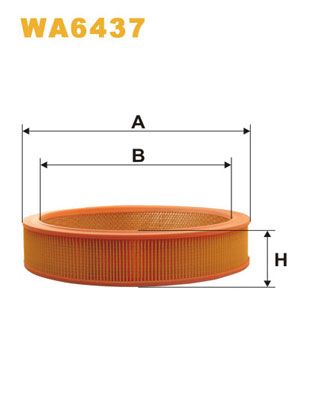 Воздушный фильтр WIX FILTERS WA6437 для FORD GRANADA