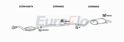 Układ wydechowy EUROFLO RNCLI19D1008C