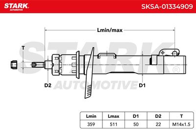 амортисьор STARK SKSA-01334909
