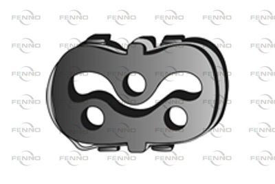 Резиновые полоски, система выпуска FENNO X30235 для FIAT GRANDE