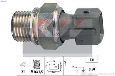 SENZOR PRESIUNE ULEI KW 500116