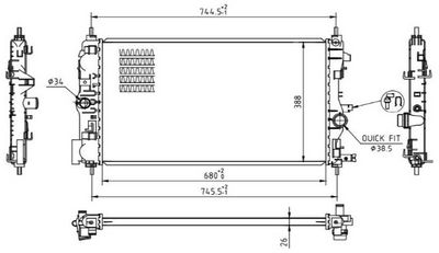 RADIATOR RACIRE MOTOR