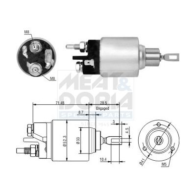 SOLENOID ELECTROMOTOR