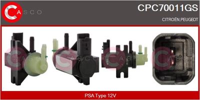 Měnič tlaku, výfukový systém CASCO CPC70011GS