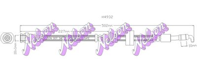 Тормозной шланг KAWE H4932 для SUZUKI BALENO