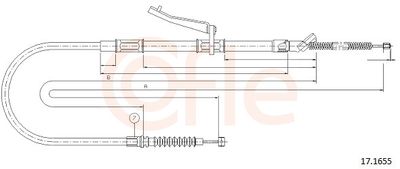CABLU FRANA DE PARCARE