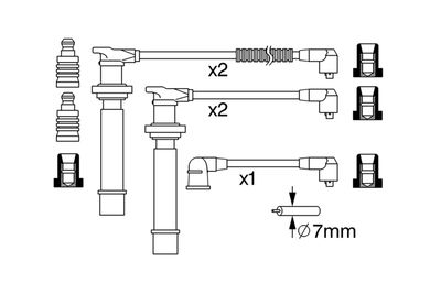 BOSCH Zündleitungssatz