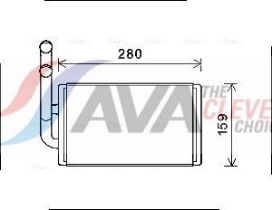 топлообменник, отопление на вътрешното пространство AVA Clever Choice OL6570