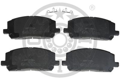 OPTIMAL 12496 Тормозные колодки и сигнализаторы  для LEXUS RX (MCU15) 300 (MCU10_)