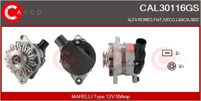 GENERATOR / ALTERNATOR CASCO CAL30116GS