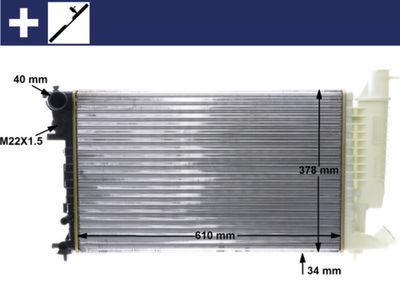 Radiateur - CR498000S - MAHLE