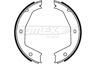 TOMEX Brakes TX 22-44 Тормозные колодки барабанные  для JAGUAR XK (Ягуар Xk)