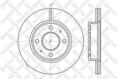 STELLOX 6020-2232V-SX Тормозные диски STELLOX 