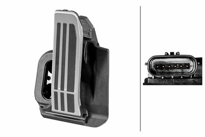 Czujnik, pozycja pedału gazu HELLA 6PV014610-211