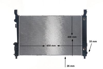 Vorschau Kühler, Motorkühlung Ansicht 2