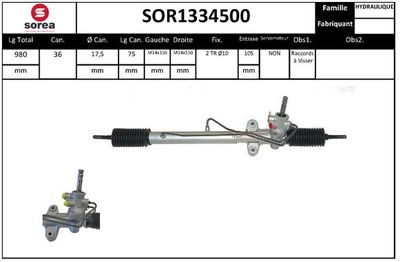 EAI SOR1334500 Рулевая рейка  для HONDA (Хонда)