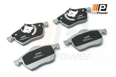 stabdžių trinkelių rinkinys, diskinis stabdys 1B1031 ProfiPower