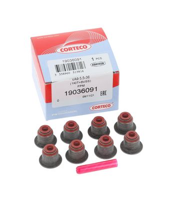 Sada těsnění, dřík ventilu CORTECO 19036091