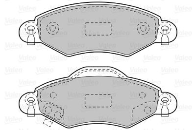 Brake Pad Set, disc brake 598736