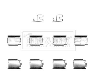 Комплектующие, колодки дискового тормоза BORG & BECK BBK1201 для CHRYSLER VOYAGER