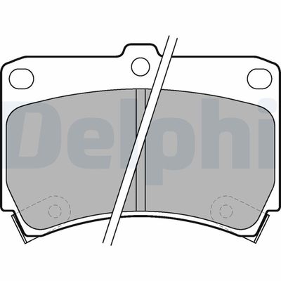 Brake Pad Set, disc brake LP743