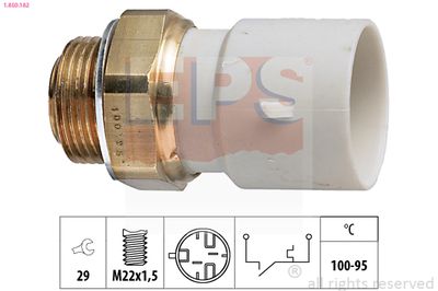 Temperature Switch, radiator fan 1.850.182