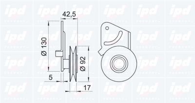 INTINZATOR CUREA TRAPEZOIDAL IPD 150791 1