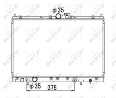 WILMINK GROUP WG1722518 Радиатор охлаждения двигателя WILMINK GROUP для MITSUBISHI SPACE