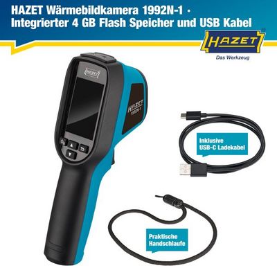 HAZET 1992N-1 Termokamera, rozsah měření −20 až 550 °C, IR rozlišení 96 × 96 px