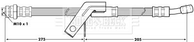 Тормозной шланг BORG & BECK BBH7046 для HYUNDAI GETZ