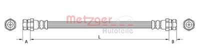 BREMSSCHLAUCH METZGER AUTOTEILE 4110634