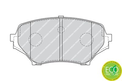 Brake Pad Set, disc brake FDB1893