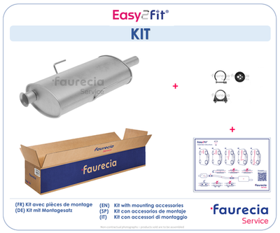 Faurecia FS55631 Глушитель выхлопных газов  для RENAULT ESPACE III (JE0_) 3.0 V6 24V (JE0G, JE0R)