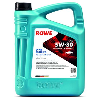 ROWE - motorový olej HIGHTEC SYNT RS HC-FO 5W30 5L