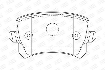 BREMSBELAGSATZ SCHEIBENBREMSE CHAMPION 573668CH 1