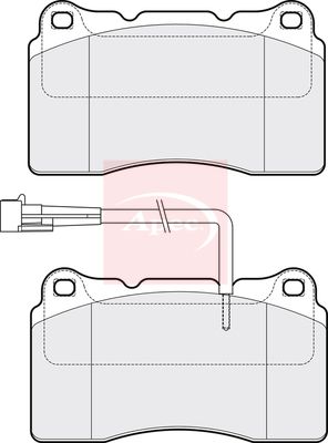 APEC Brake Pad Set, disc brake PAD1050