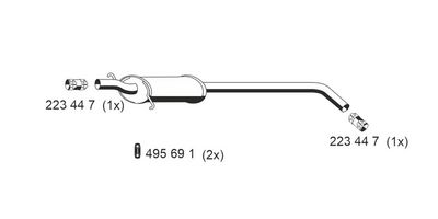 MITTELSCHALLDäMPFER
