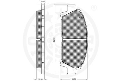 SET PLACUTE FRANA FRANA DISC OPTIMAL 9829 2