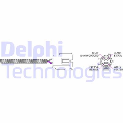 Лямбда-зонд DELPHI ES20045-12B1 для DODGE VIPER