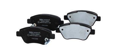 BREMSBELAGSATZ SCHEIBENBREMSE VALEO 302905A 27